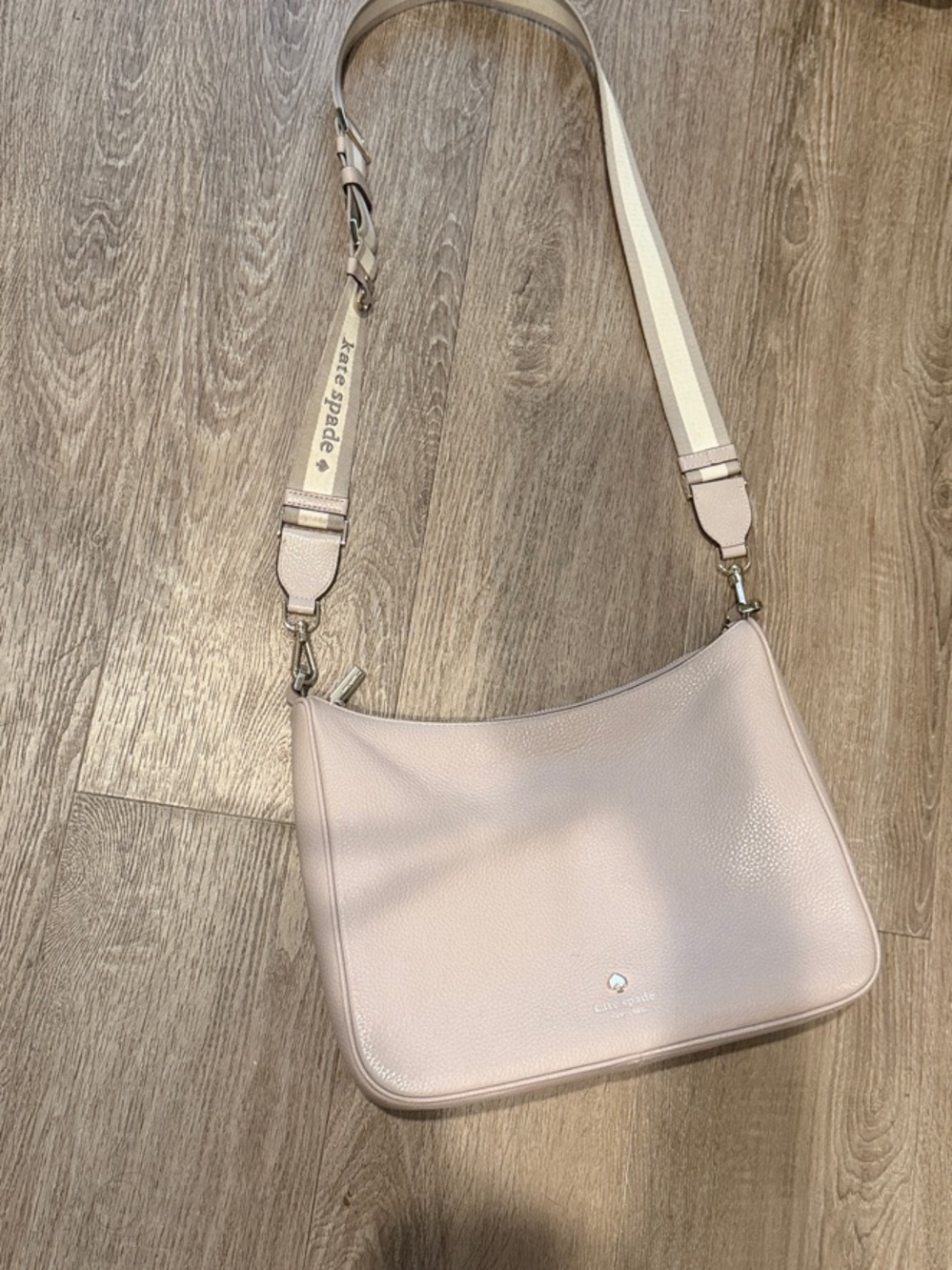 Kate spade Women’s Leather Crossbody Shoulder Bag - Pale Pink